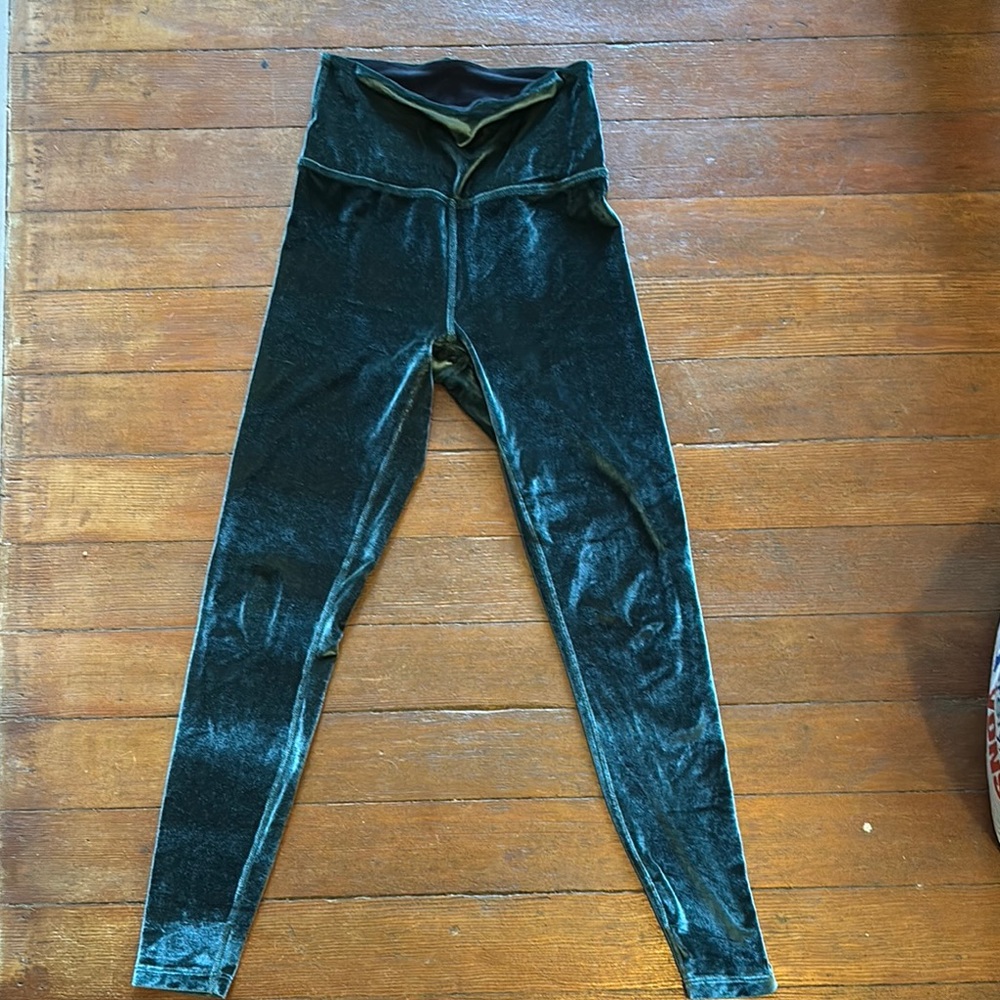 Beyond Yoga velvet leggings - Green